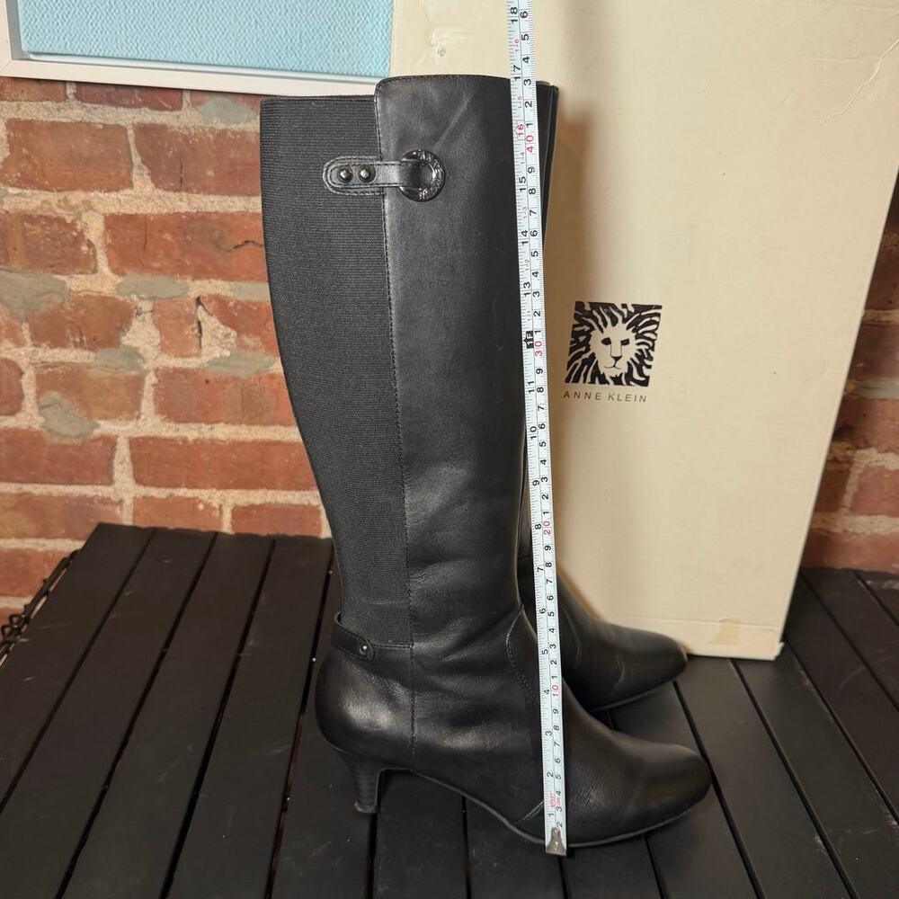 Anne Klein Kitten Heel Riding Boot - Picture 6 of 8